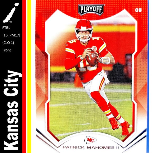 Kansas City Chiefs (Patrick Mahomes II) - FTBL [16_PM17] - Picture 1 of 3
